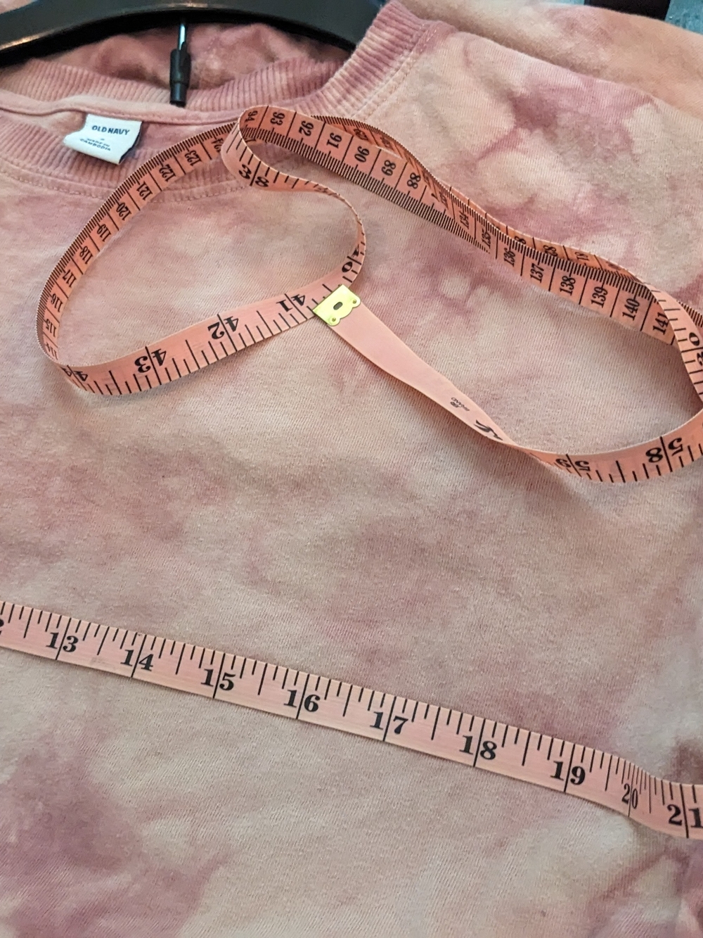 Old Navy Pink Tie-Dye T-Shirt Dress - Picture 7 of 7